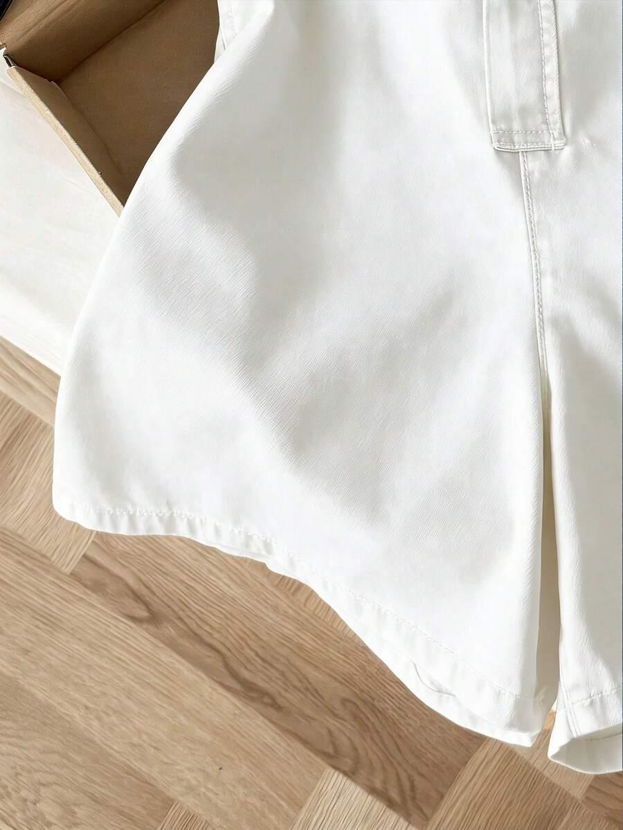 SHEIN BIAŁY KOMBINEZON JEANS S06__S