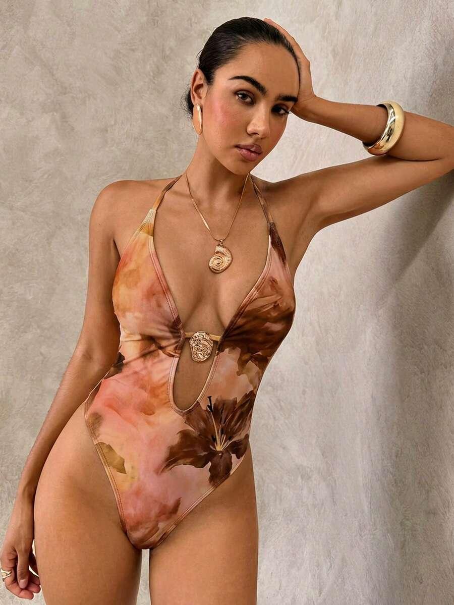 SHEIN JEDNOCZĘŚCIOWY STRÓJ KĄPIELOWY S06__XL
