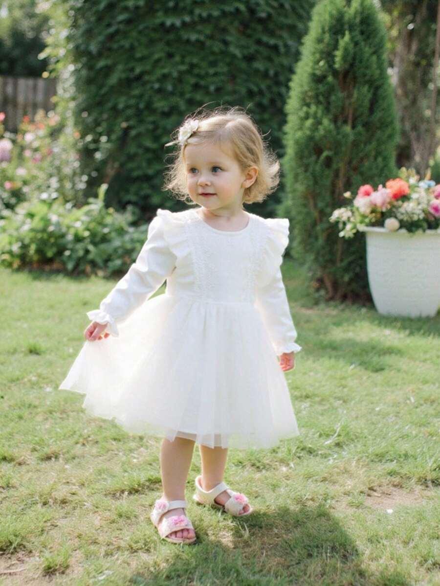 SHEIN BIAŁA SUKIENKA TIUL S06__74-80