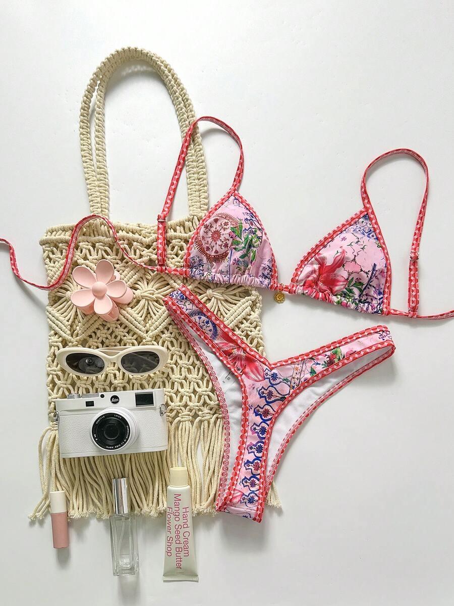 SHEIN DWUCZĘŚCIOWY STRÓJ KĄPIELOWY S06__S
