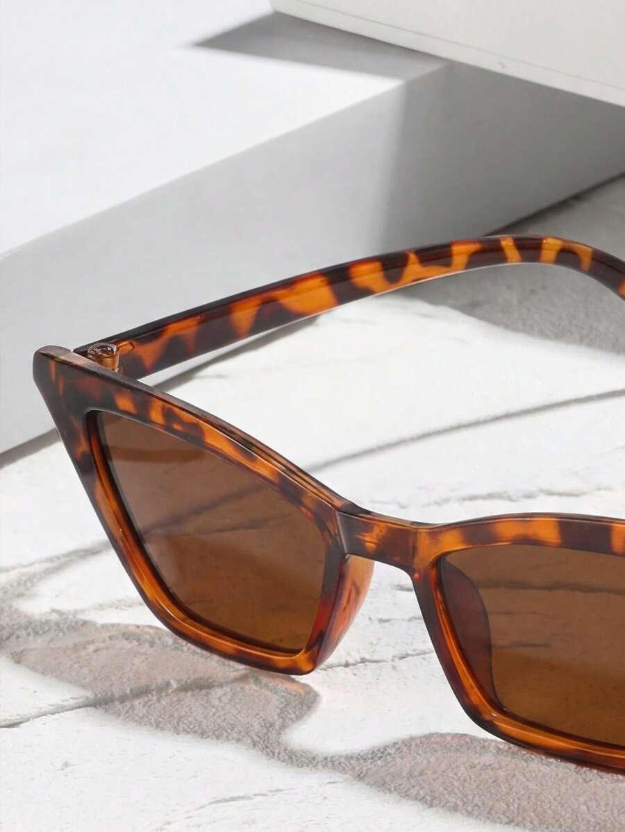 SHEIN OKULARY PRZECIWSŁONECZNE ANIMAL PRINT S07