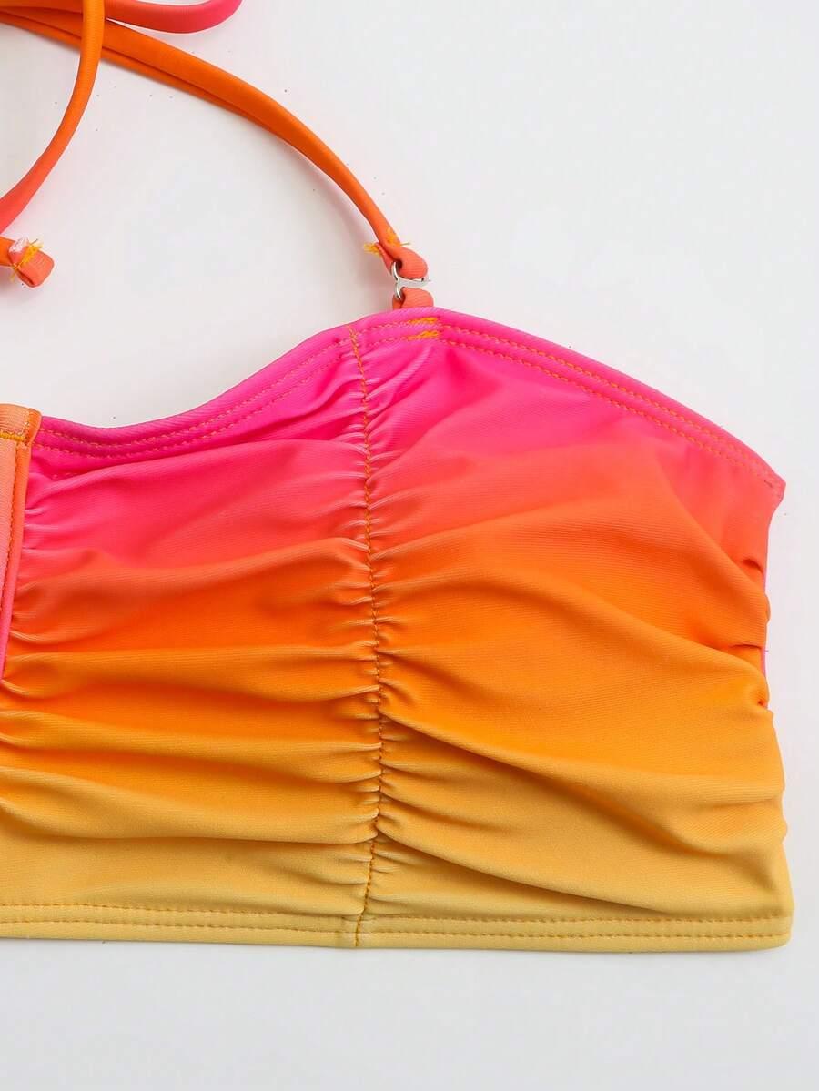 SHEIN DWUCZĘŚCIOWY STRÓJ KĄPIELOWY SPÓDNICA S09__XL