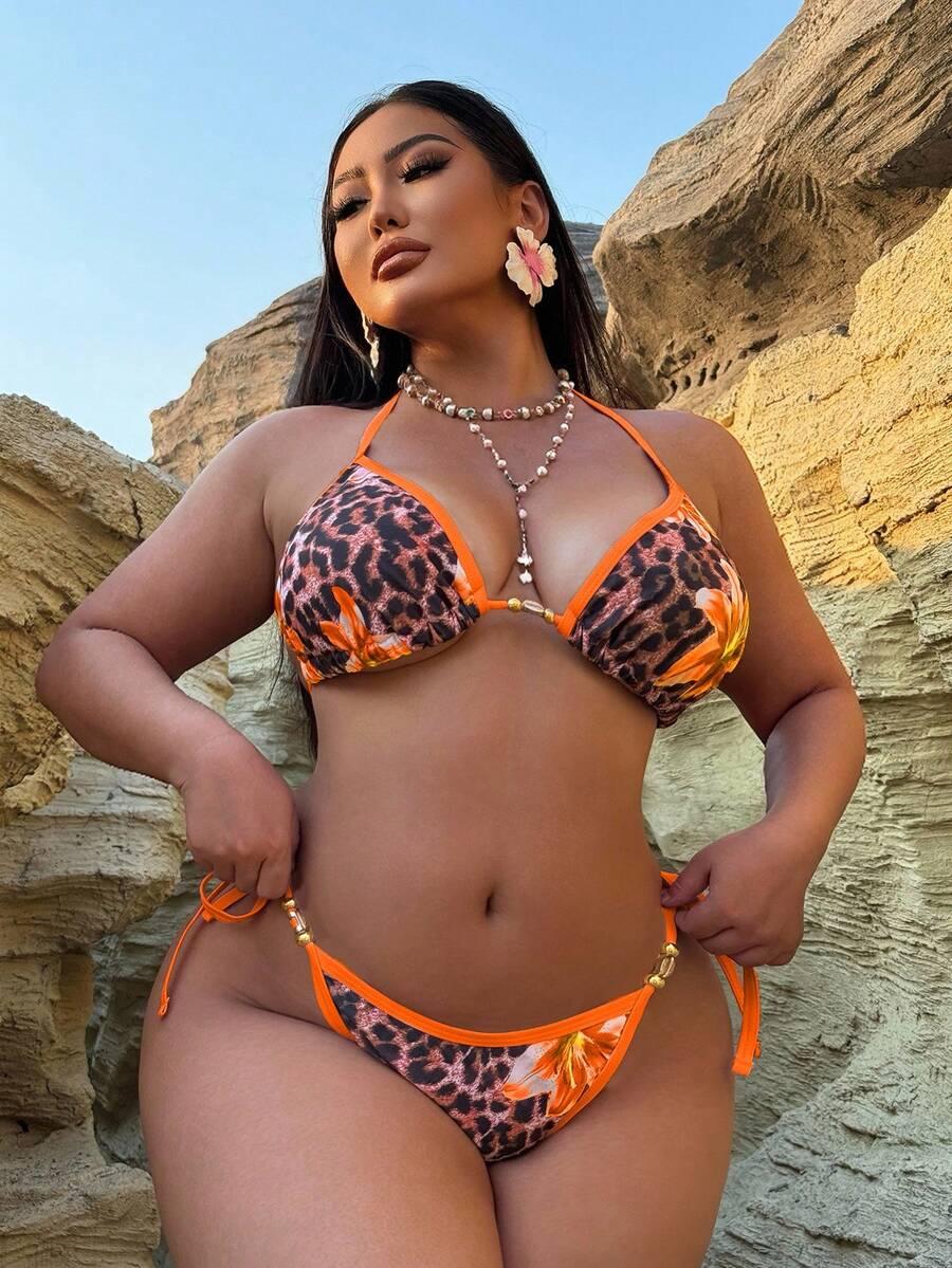 SWIM SXY DWUCZĘŚCIOWY STRÓJ KĄPIELOWY ANIMAL PRINT S09__XXL
