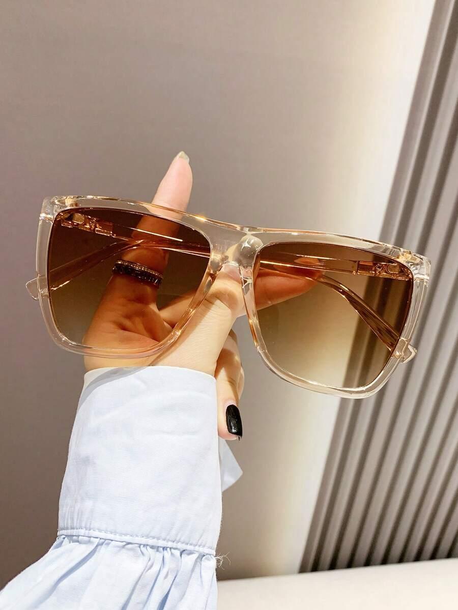 SHEIN POMARAŃCZOWE OKULARY PRZECIWSŁONECZNE S07