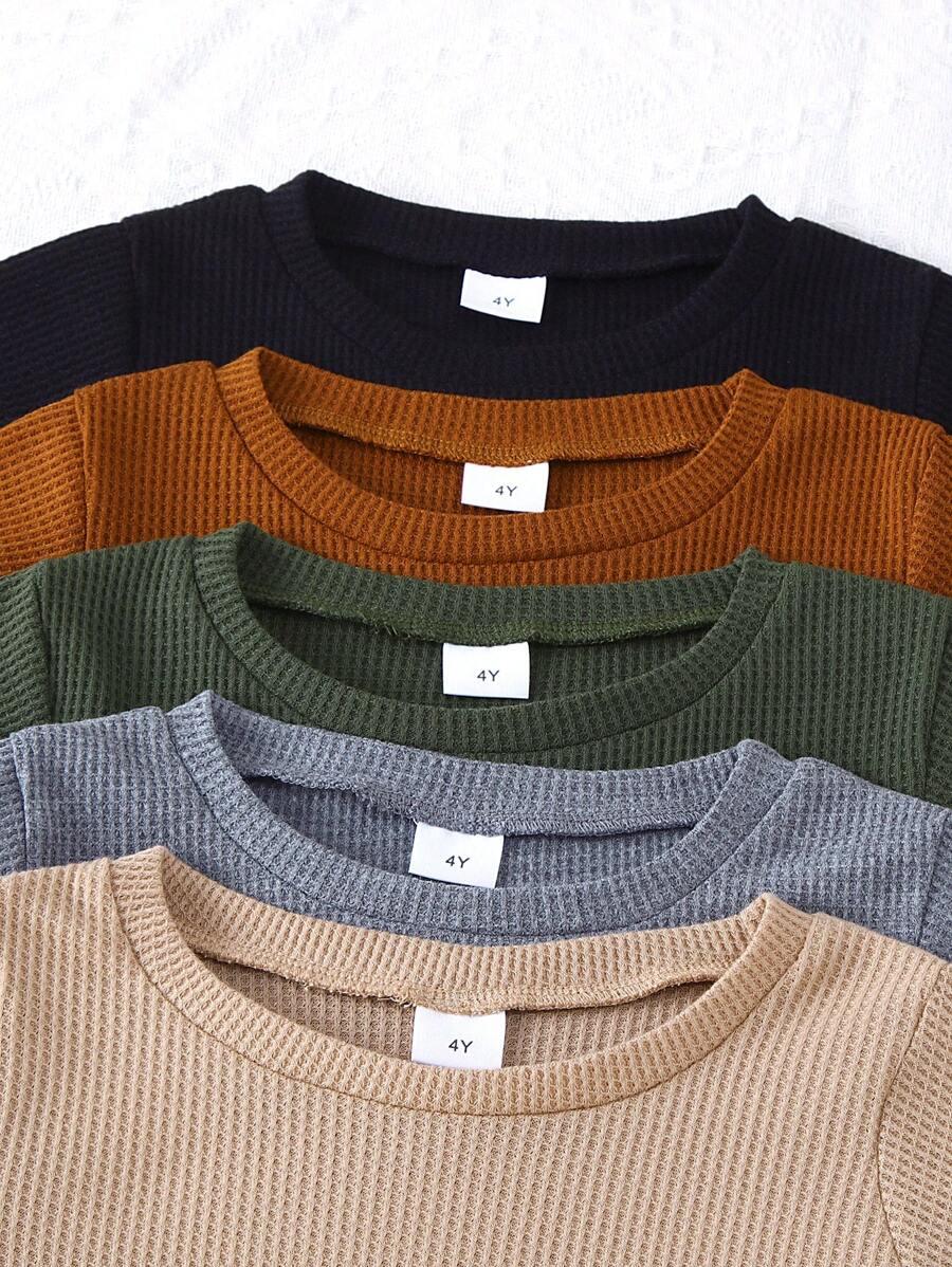 SHEIN KOMPLET KRÓTKIE SPODENKI BLUZKA 5 PACK S06__116-122