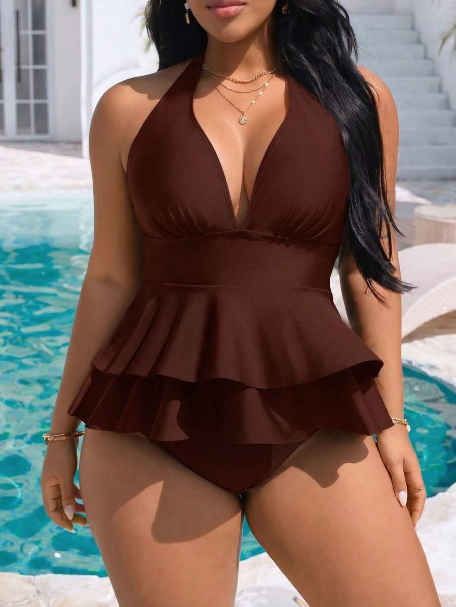SWIM VCAY CZERWONY DWUCZĘŚCIOWY STRÓJ KĄPIELOWY S09__46