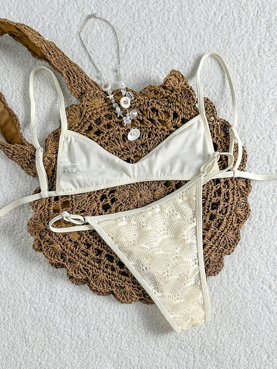 SHEIN DWUCZĘŚCIOWY STRÓJ KĄPIELOWY S09__XS