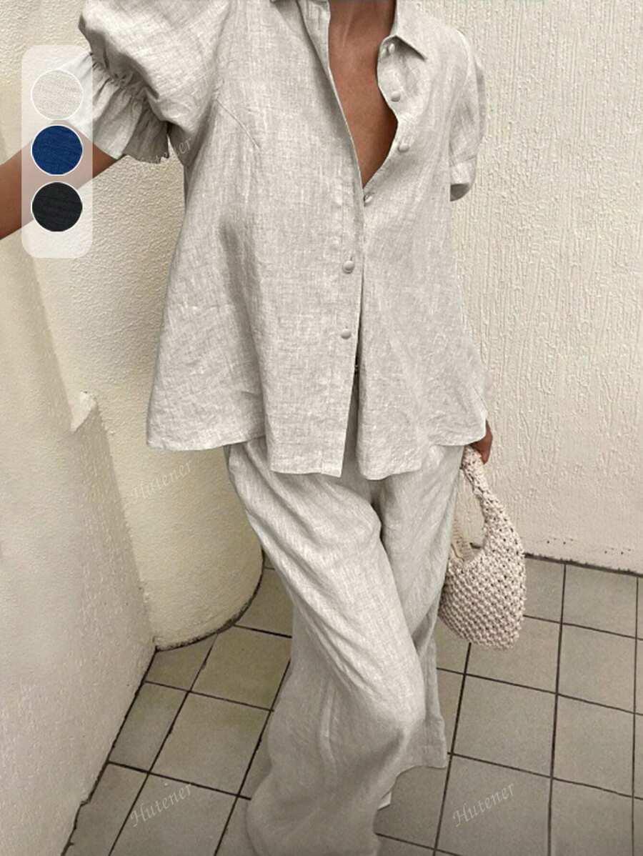 SHEIN BLUZKA SPODNIE KOMPLET