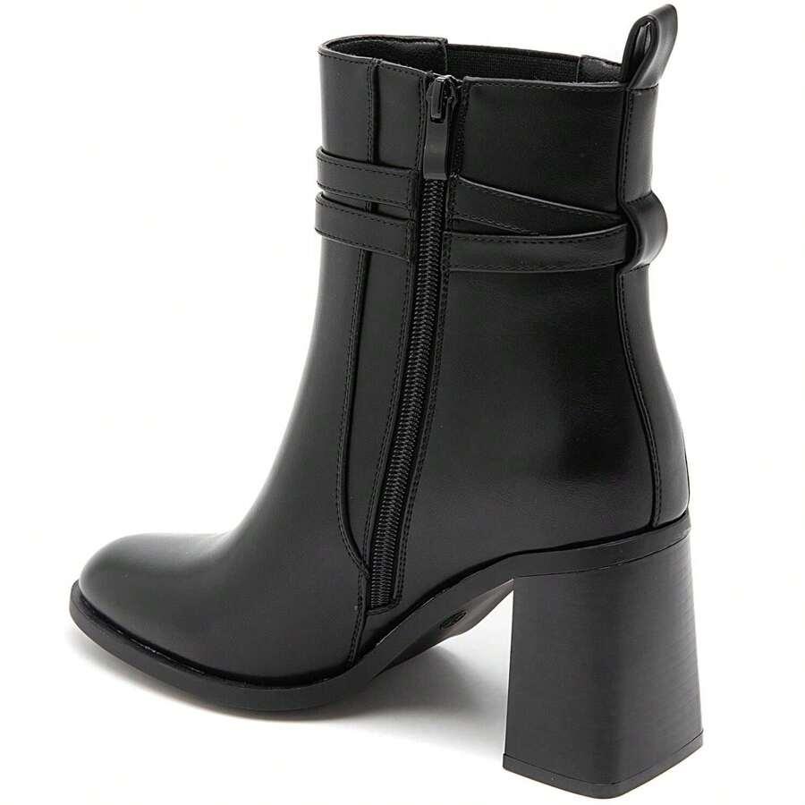 SHEIN CZARNE BOTKI ZAMEK W01__38