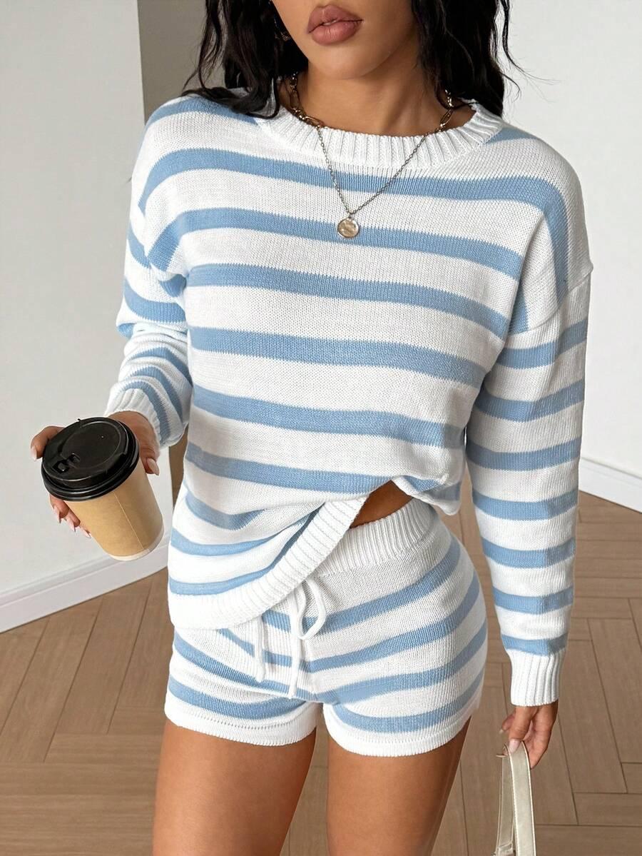 SHEIN SWETER SPODENKI KOMPLET S06__L