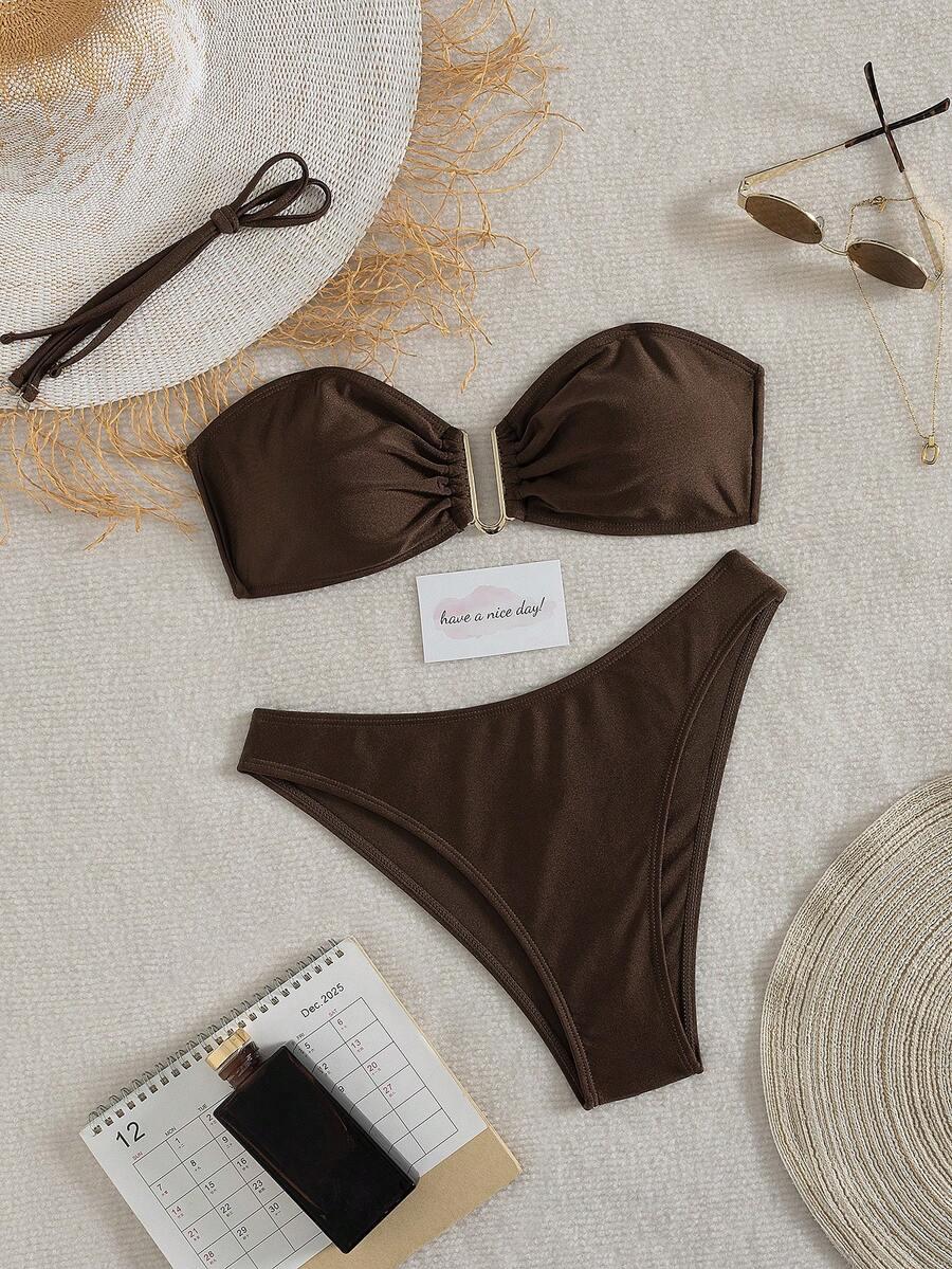 SHEIN DWUCZĘŚCIOWY STRÓJ KĄPIELOWY S09__XS