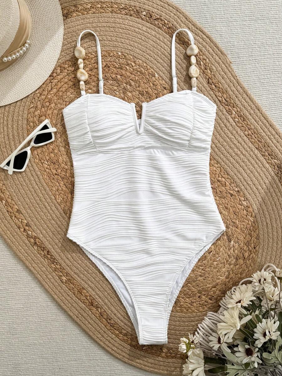 SWIM CHICCIA BIAŁY JEDNOCZĘŚCIOWY STRÓJ KĄPIELOWY S09__L
