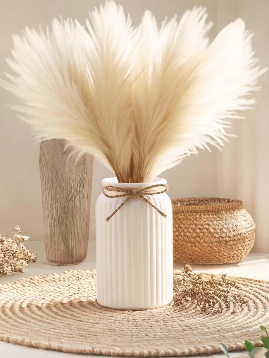 SHEIN BIAŁY WAZON DEKORACJA S07__16X9CM