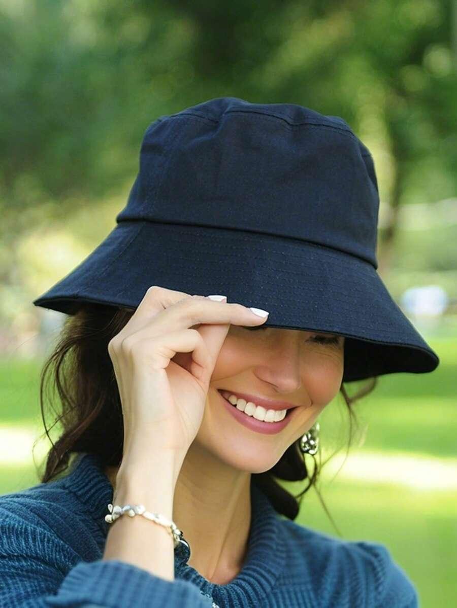 SHEIN CZARNY KAPELUSZ BUCKET S07__57