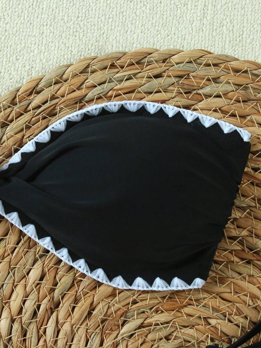SHEIN DWUCZĘŚCIOWY STRÓJ KĄPIELOWY S09__S