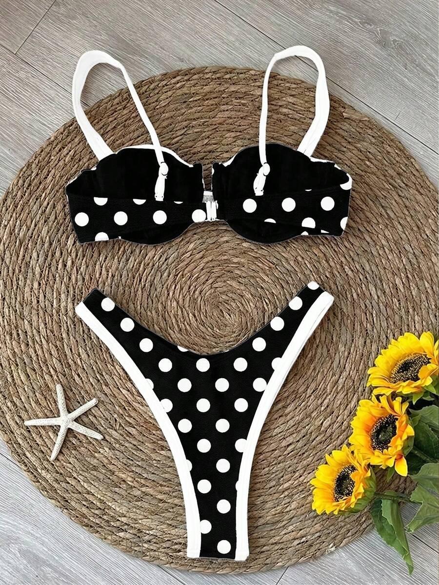 SHEIN DWUCZĘŚCIOWY STRÓJ KĄPIELOWY S09__S
