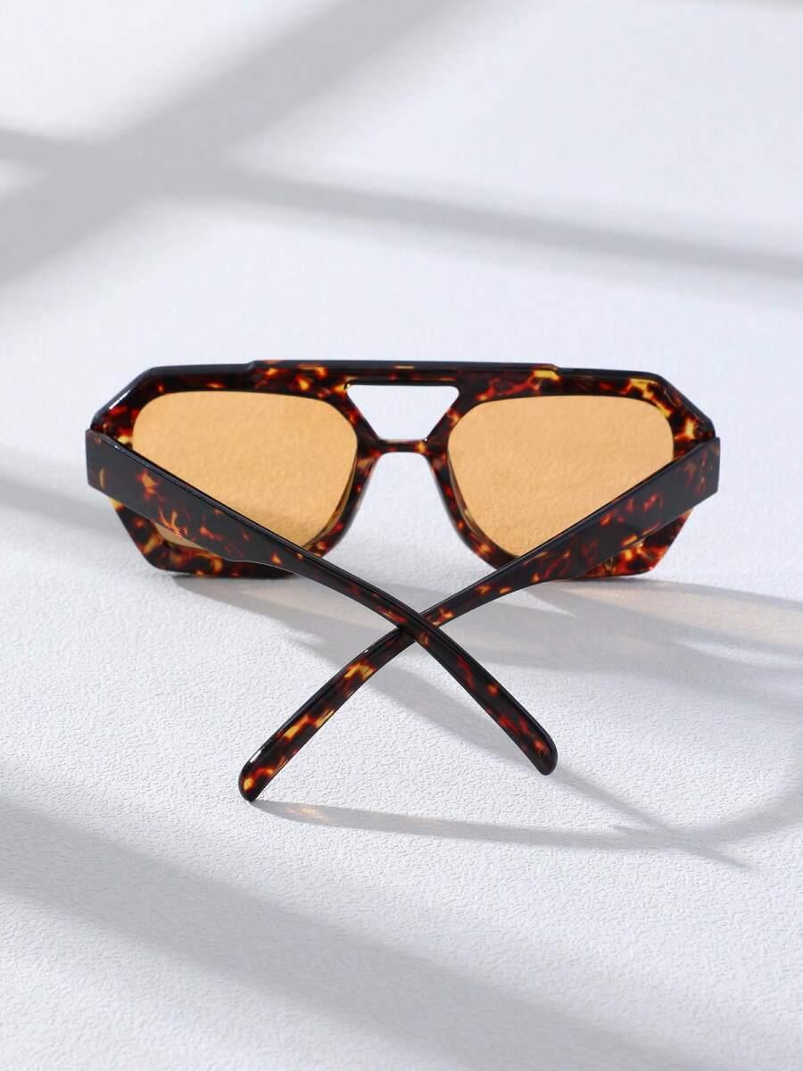 SHEIN OKULARY PRZECIWSŁONECZNE ANIMAL PRINT S07