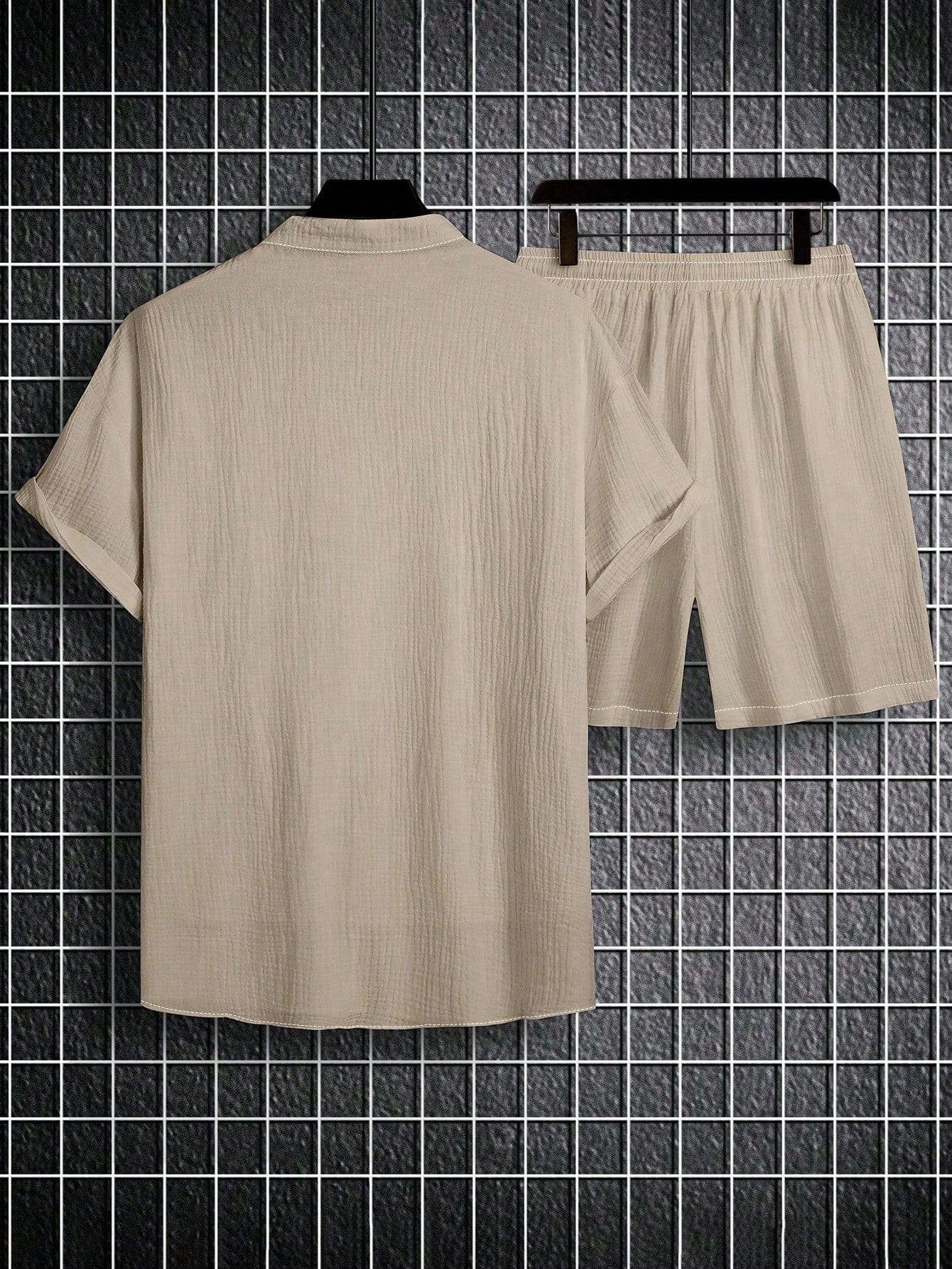 SHEIN KOMPLET KOSZULA SPODENKI S06__S