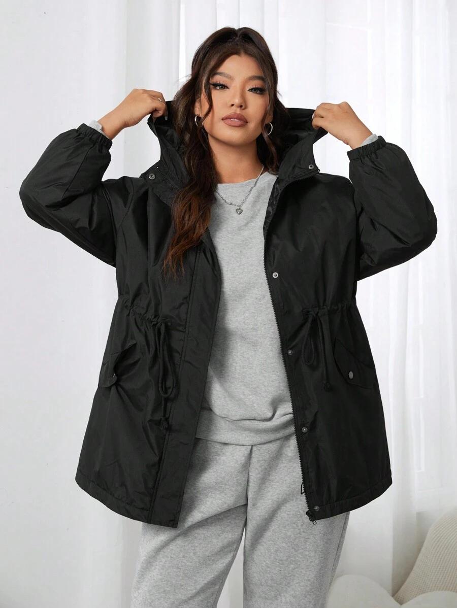 SHEIN CZARNA KURTKA KAPTUR W01__48