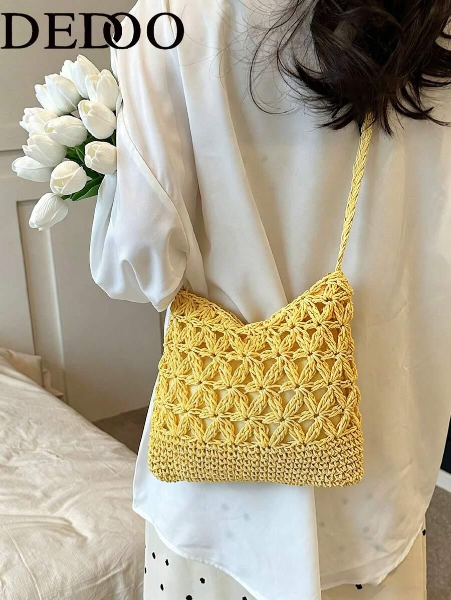 SHEIN ŻÓŁTA TOREBKA TEKSTURA S07
