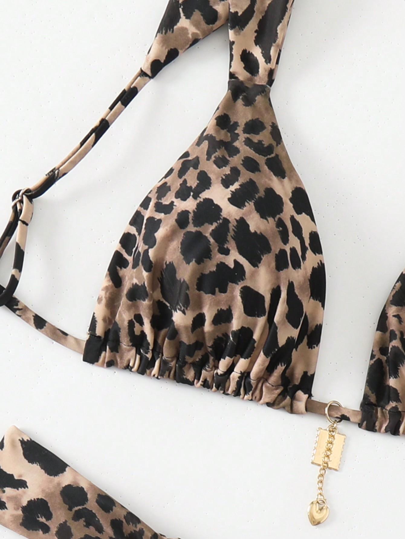 SHEIN DWUCZĘŚCIOWY STRÓJ KĄPIELOWY S09__L