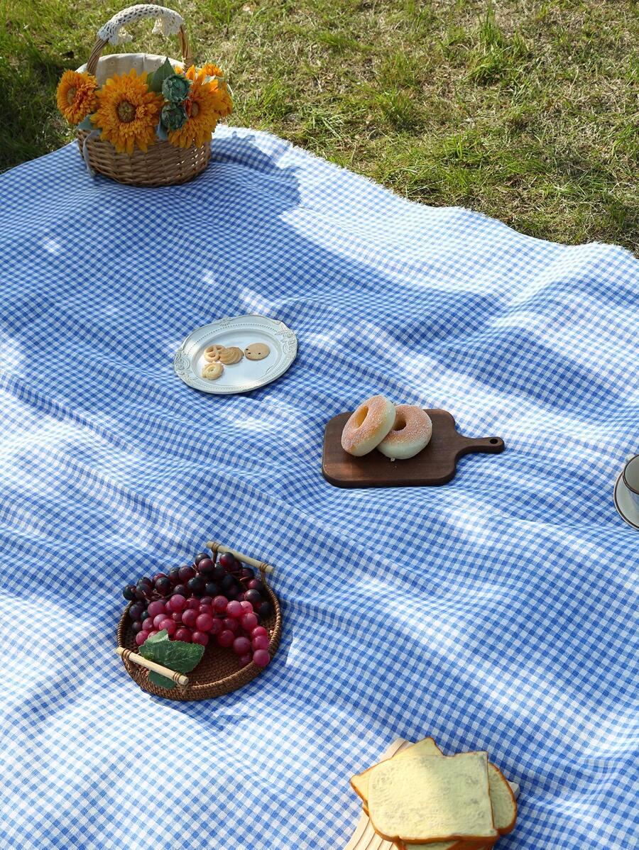 SHEIN KOC PIKNIKOWY W KRATKĘ S07__300X150CM