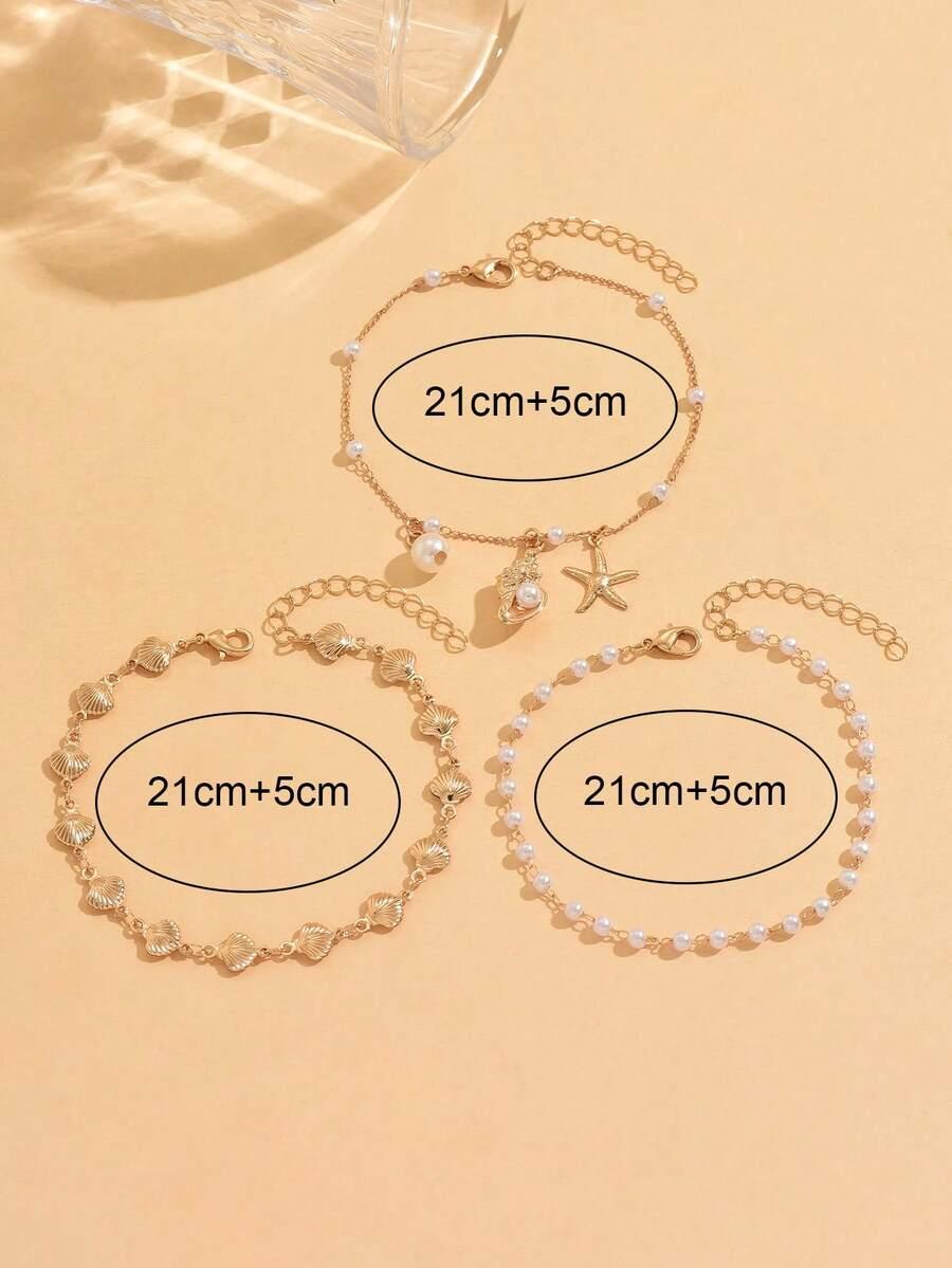 SHEIN ZŁOTE BRANSOLETKI 3-PACK S07__26