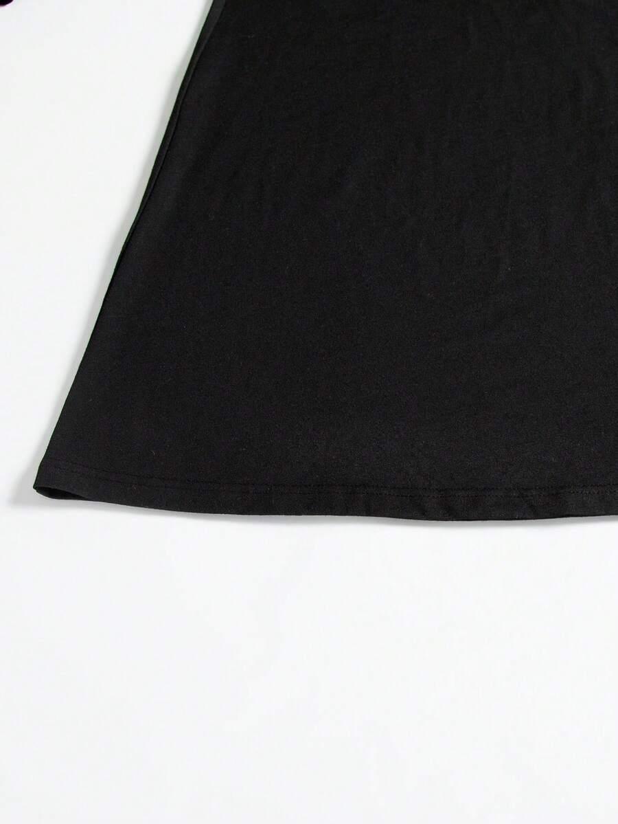 SHEIN CZARNA MAXI SUKIENKA S06__S