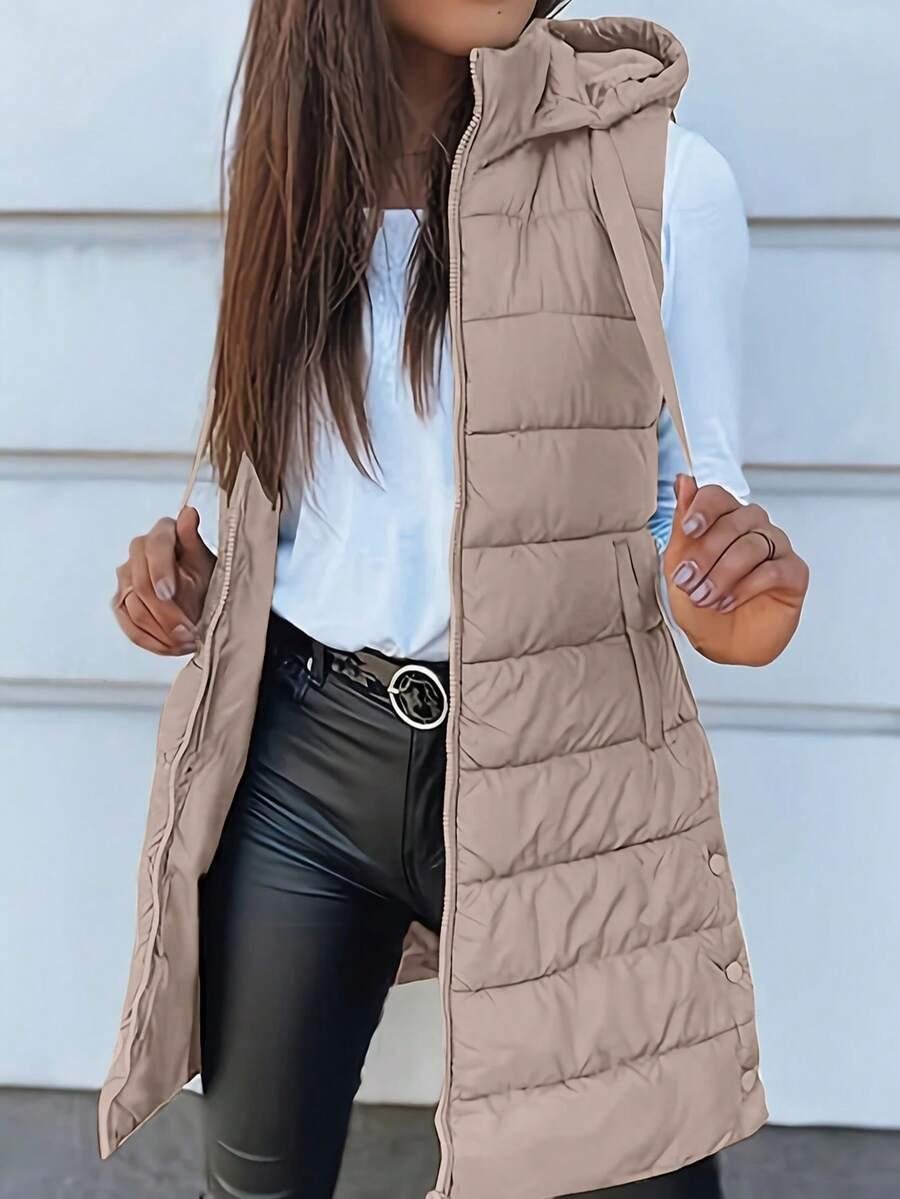 SHEIN RÓŻOWA KAMIZELKA ZAMEK W01__L
