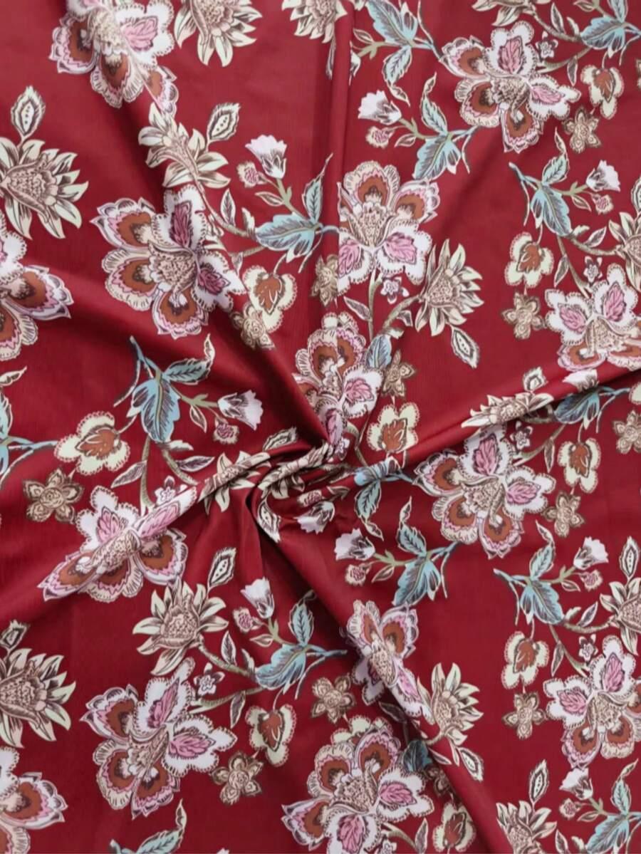 SHEIN DWUCZĘŚCIOWY STRÓJ KĄPIELOWY WZÓR KWIATY S09__S