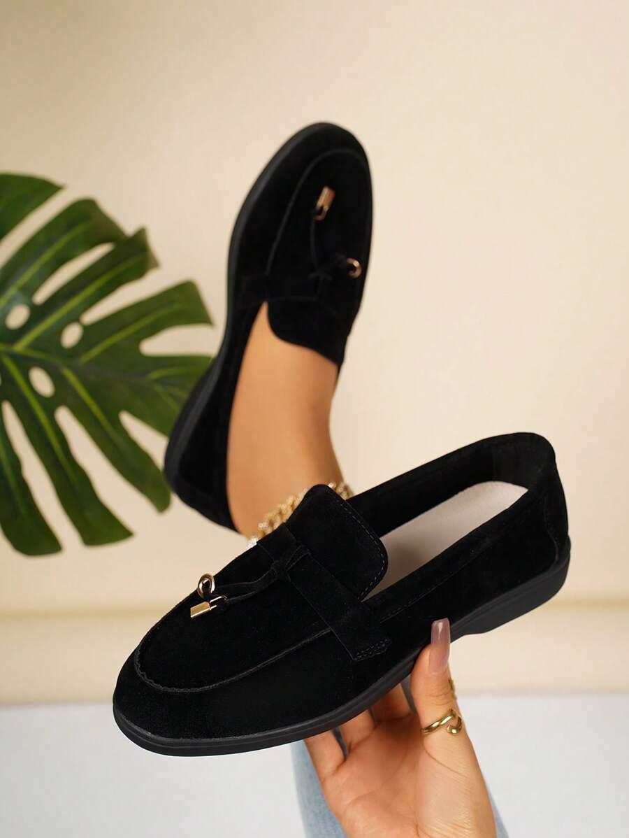 SHEIN CZARNE WSUWANE MOKASYNY S06__41