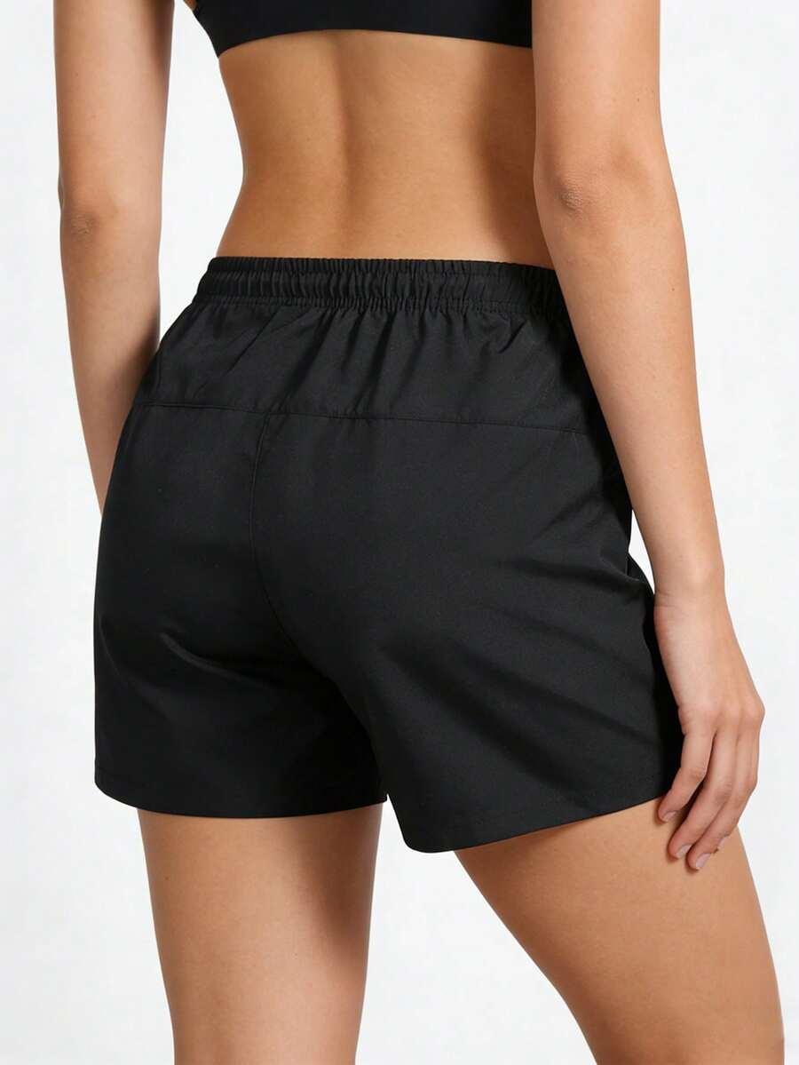 SHEIN CZARNE SPODENKI SPORTOWE S06__S