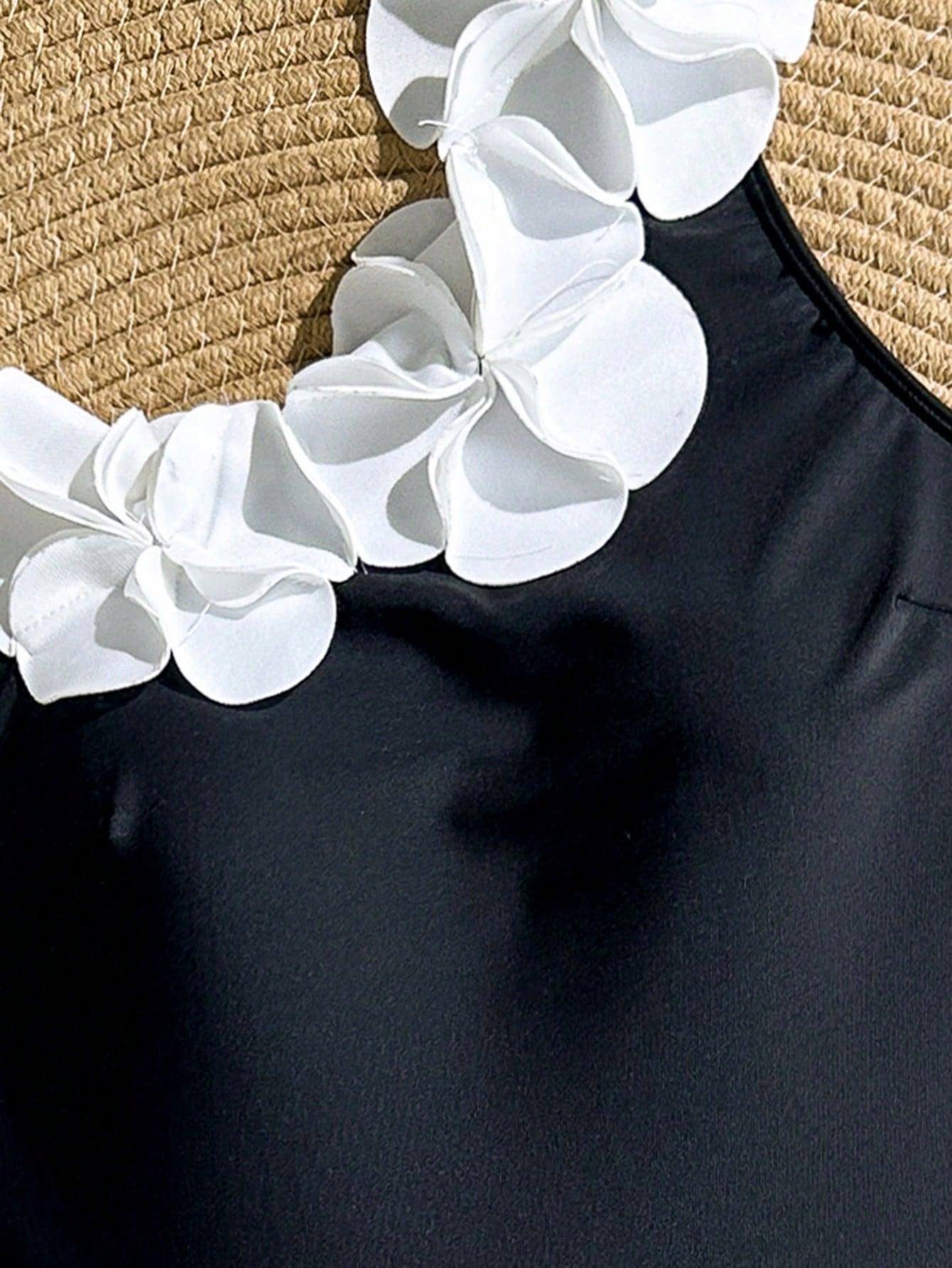 SHEIN STRÓJ KĄPIELOWY JEDNOCZĘŚCIOWY S09__M