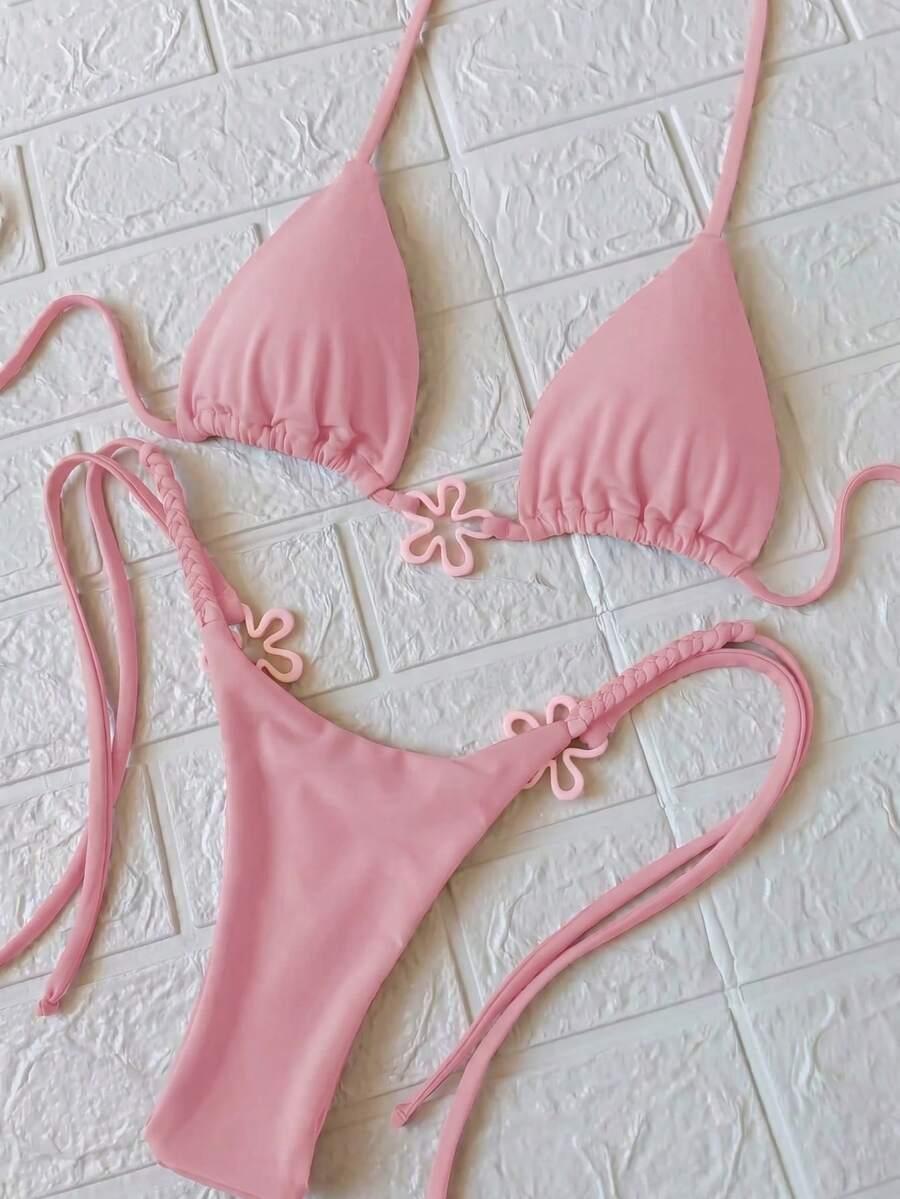 SHEIN DWUCZĘŚCIOWY STRÓJ KĄPIELOWY S09__S