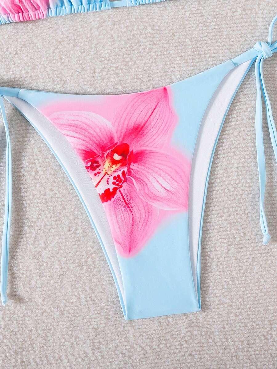 SHEIN DWUCZĘŚCIOWY STRÓJ KĄPIELOWY S09__L