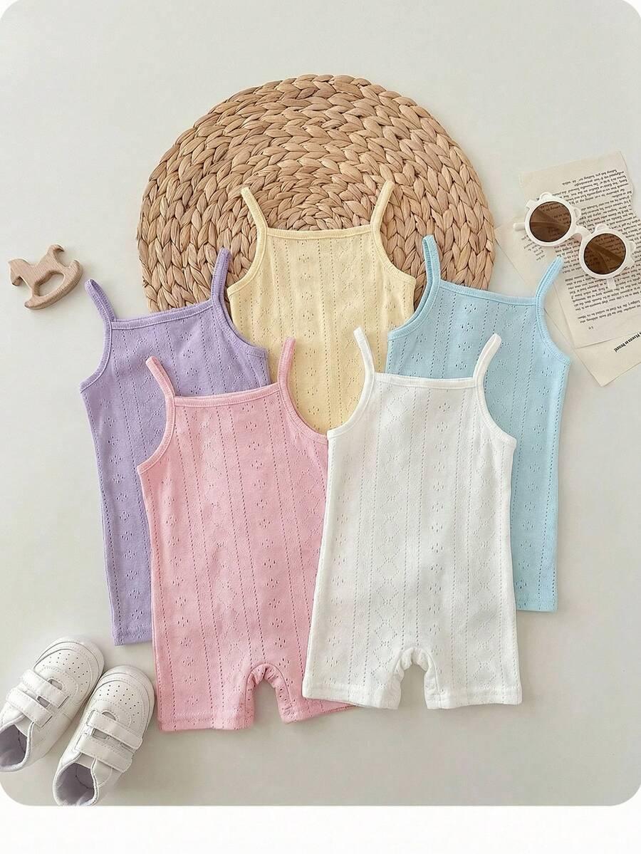 SHEIN KOMBINEZON NA RAMIĄCZKACH 4-PACK S06__74/80