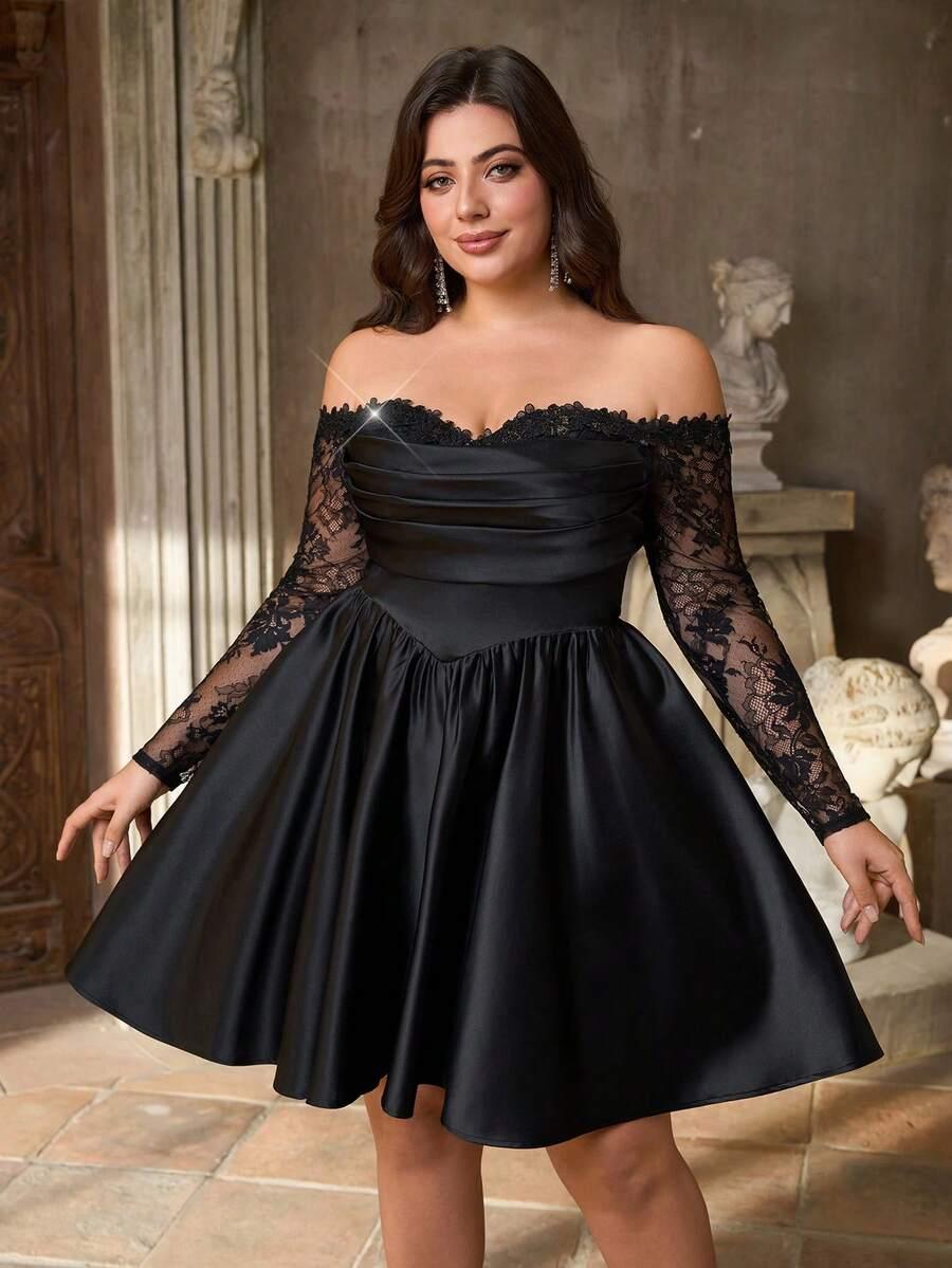 AUREIA CZARNA MINI SUKIENKA S06__48