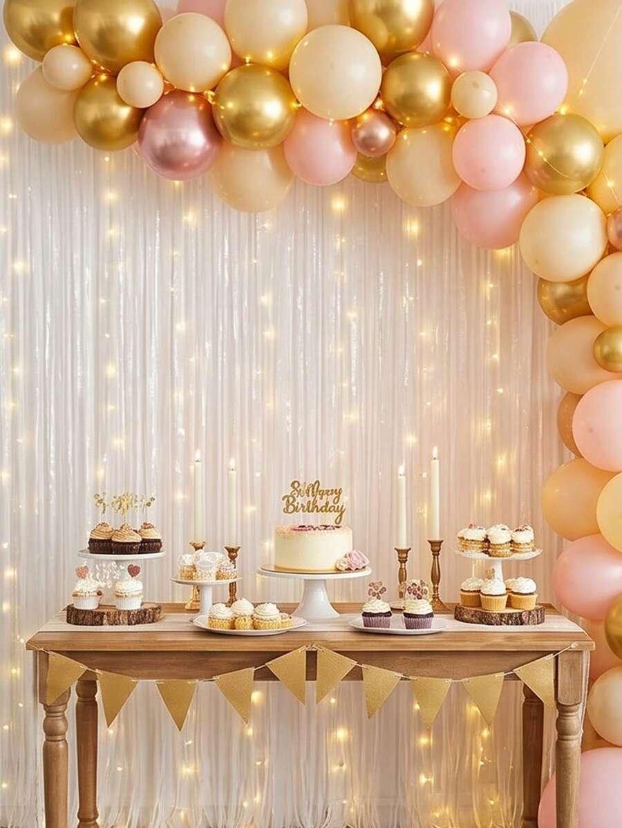 SHEIN BIAŁE TŁO DEKORACJE 1SZT S07__100X200CM
