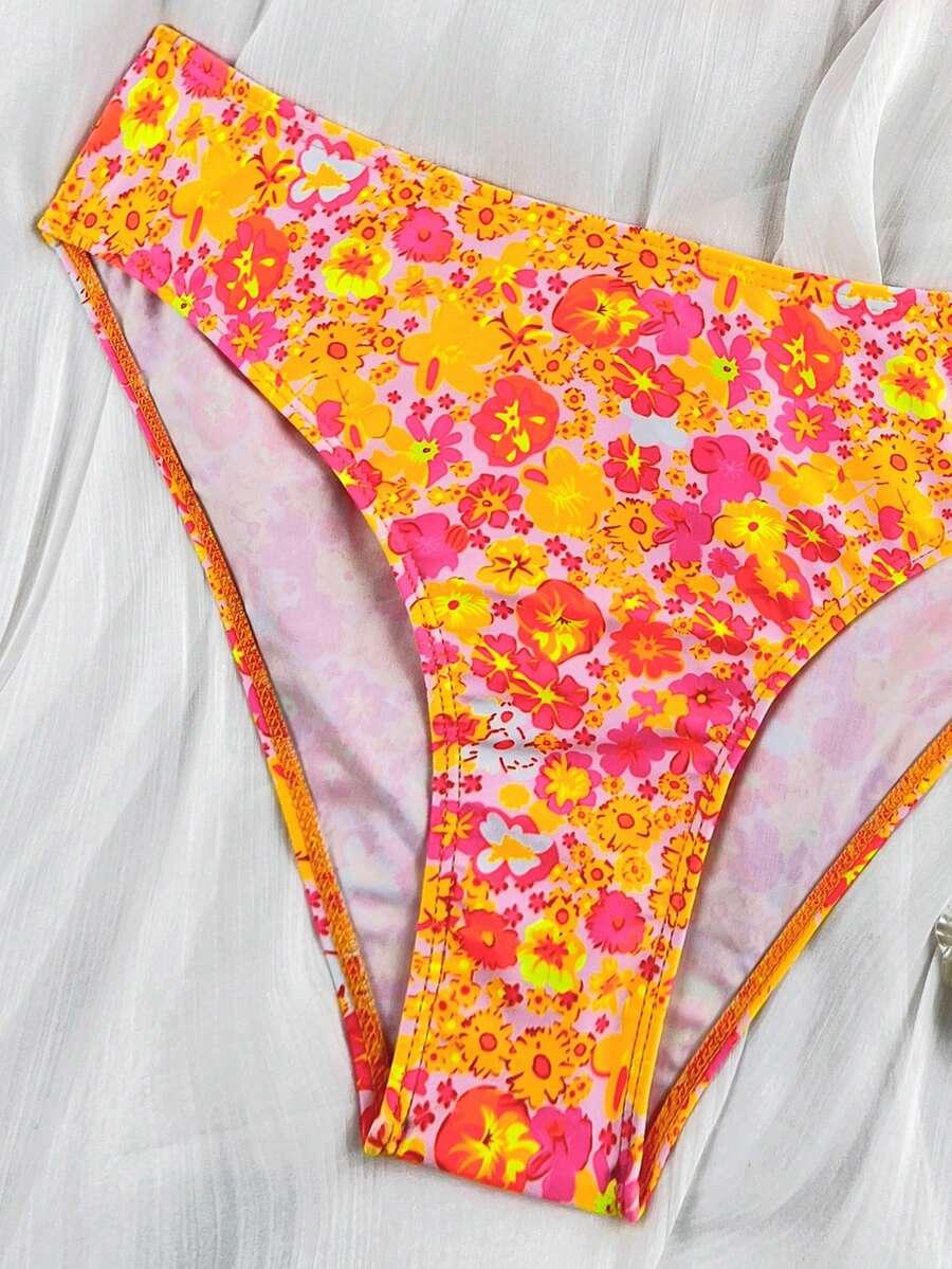 SHEIN DWUCZĘŚCIOWY STRÓJ KĄPIELOWY S09__L