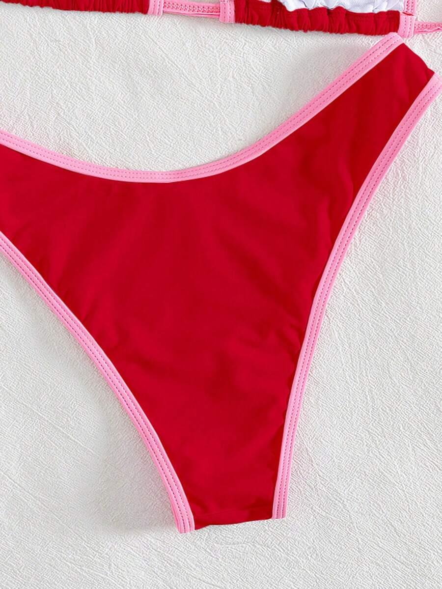 SHEIN DWUCZĘŚCIOWY STRÓJ KĄPIELOWY S09__M
