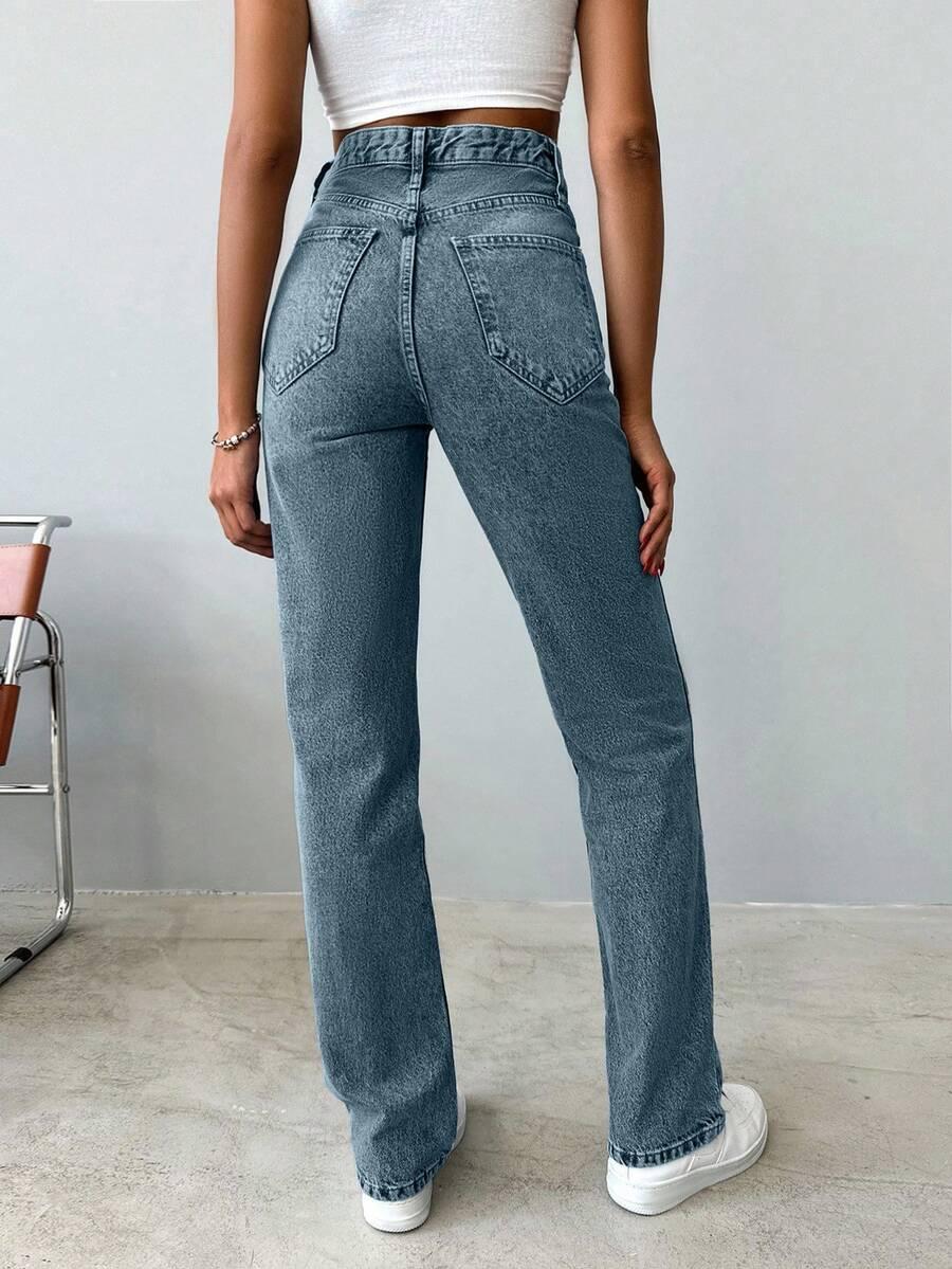 SHEIN NIEBIESKIE SPODNIE JEANS S06__M