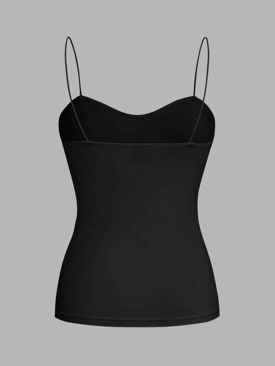 SHEIN TOP NA RAMIĄCZKACH BASIC 4-PACK S06__L