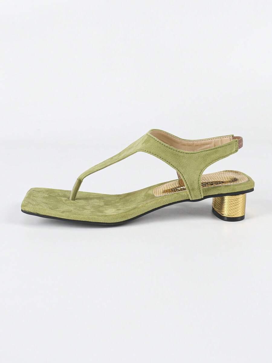 SHEIN ZIELONE SANDAŁY OBCAS S06__39