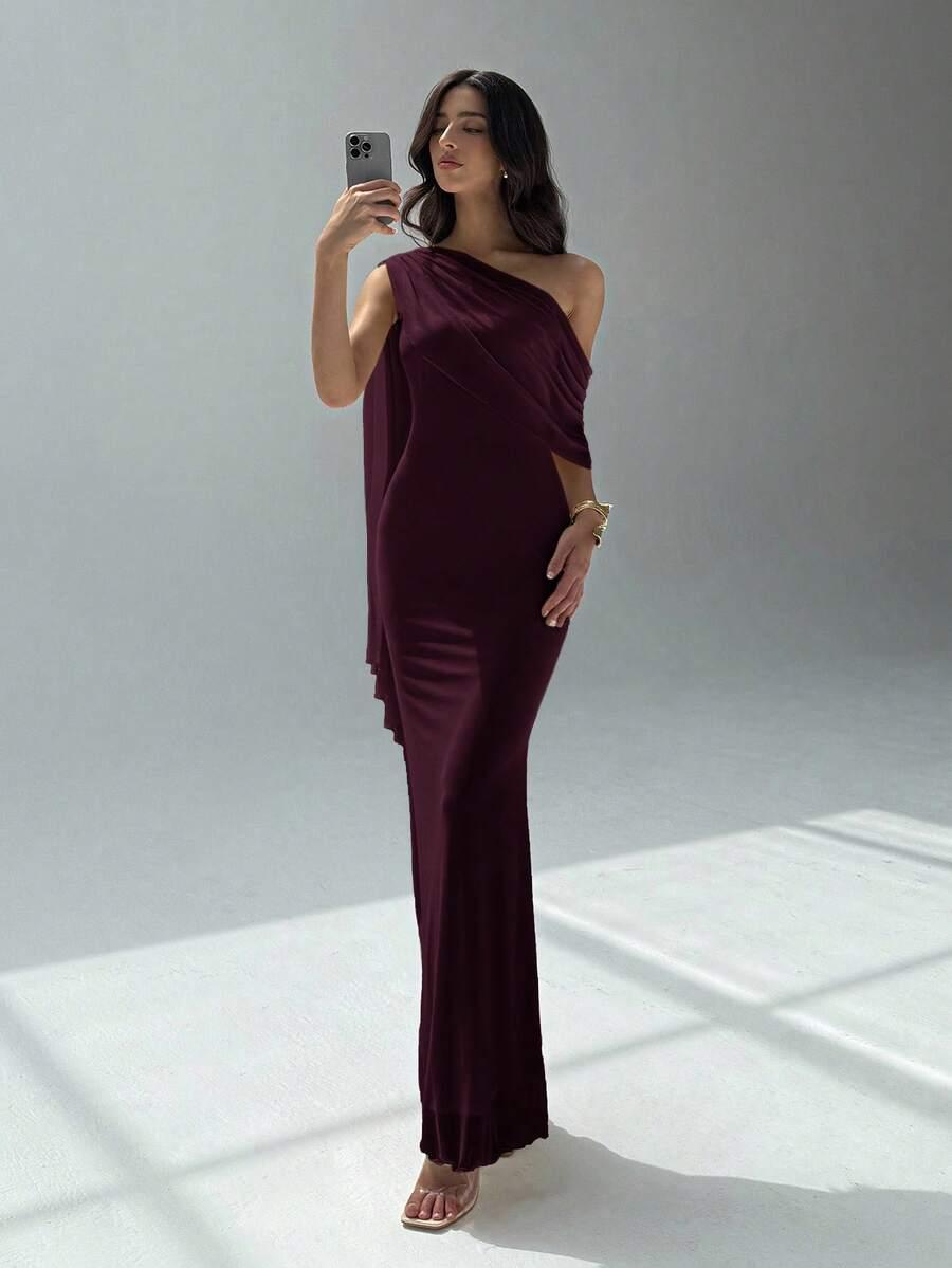 SHEIN BORDOWA MAXI SUKIENKA S06__XS