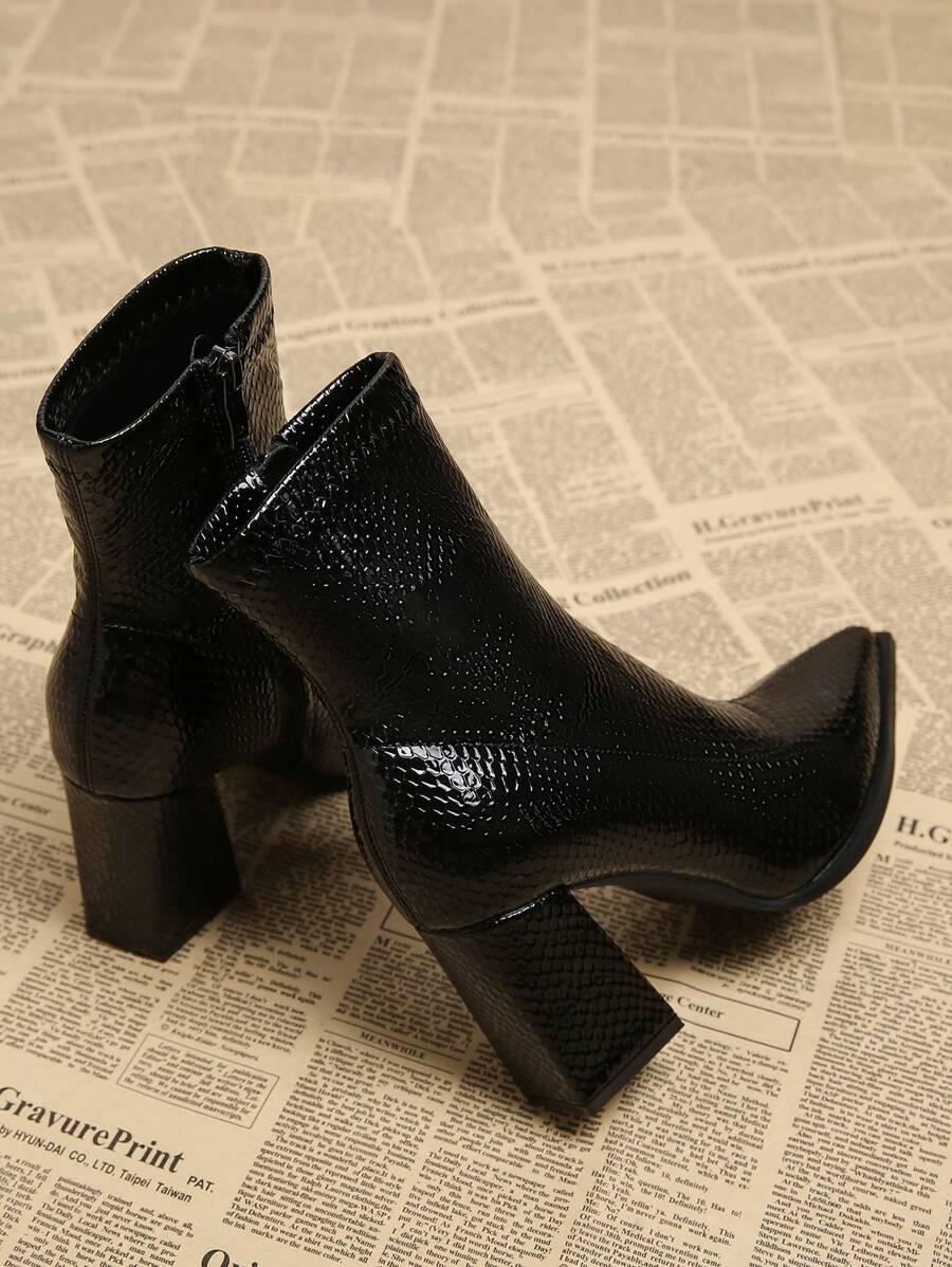 SHEIN CZARNE BOTKI OBCAS W01__36