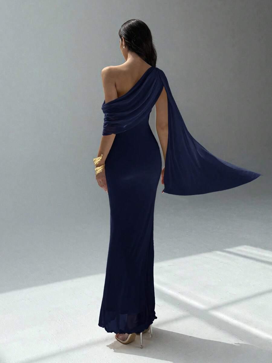 ALORUH GRANATOWA MAXI SUKIENKA S06__XS