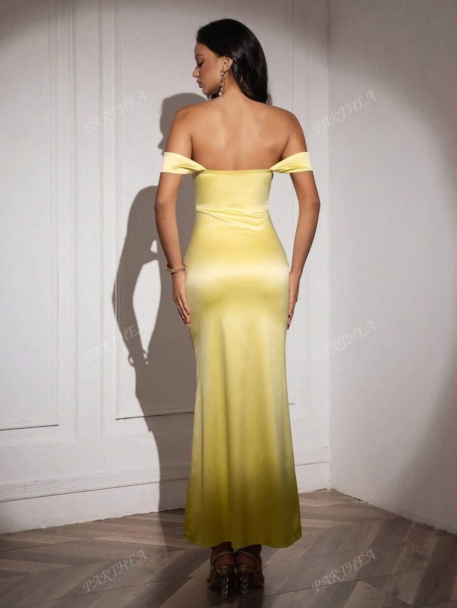 PARTHEA SATYNOWA MAXI SUKIENKA S06__M