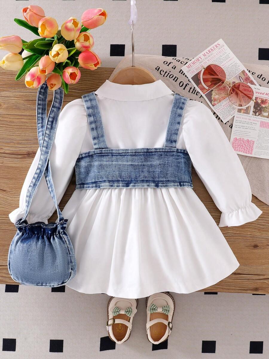 SHEIN KOMPLET SUKIENKA KAMIZELKA TOREBKA S06__68/74