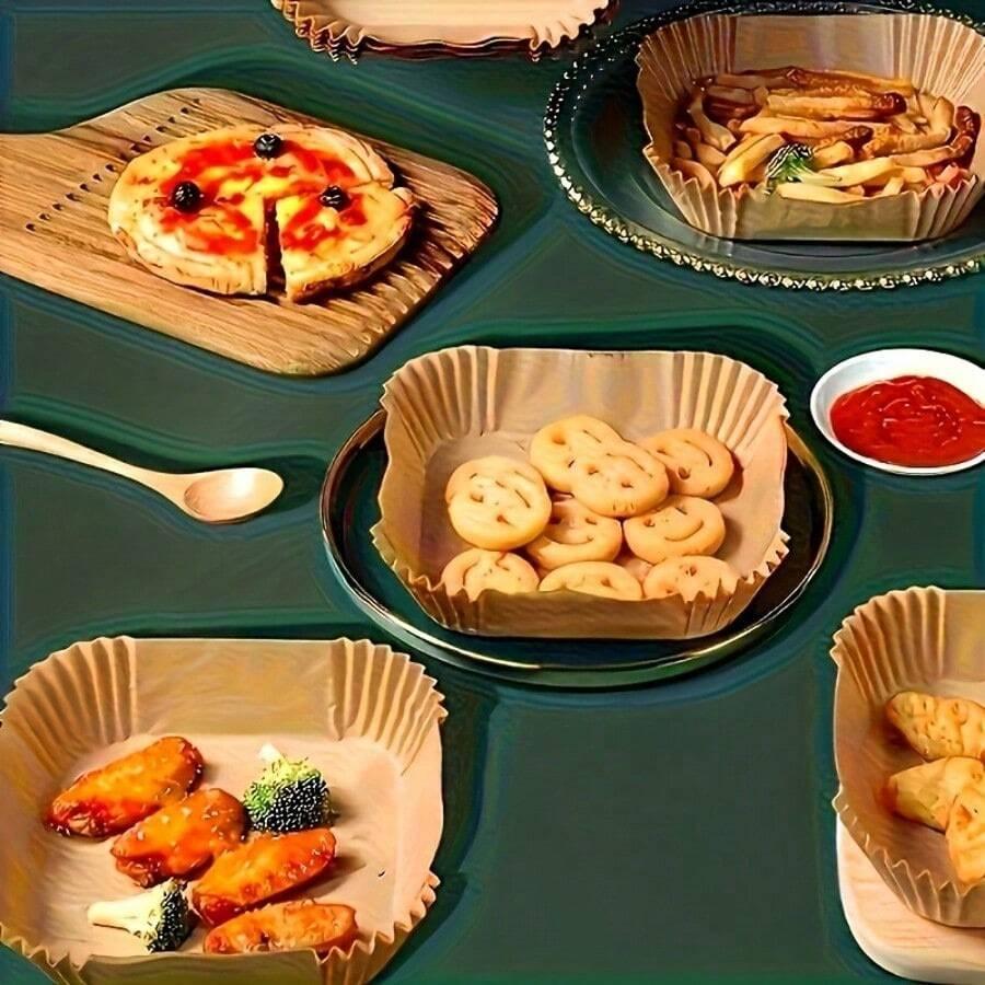 SHEIN PAPIER PERGAMINOWY DO AIRFRYER 50SZT S07