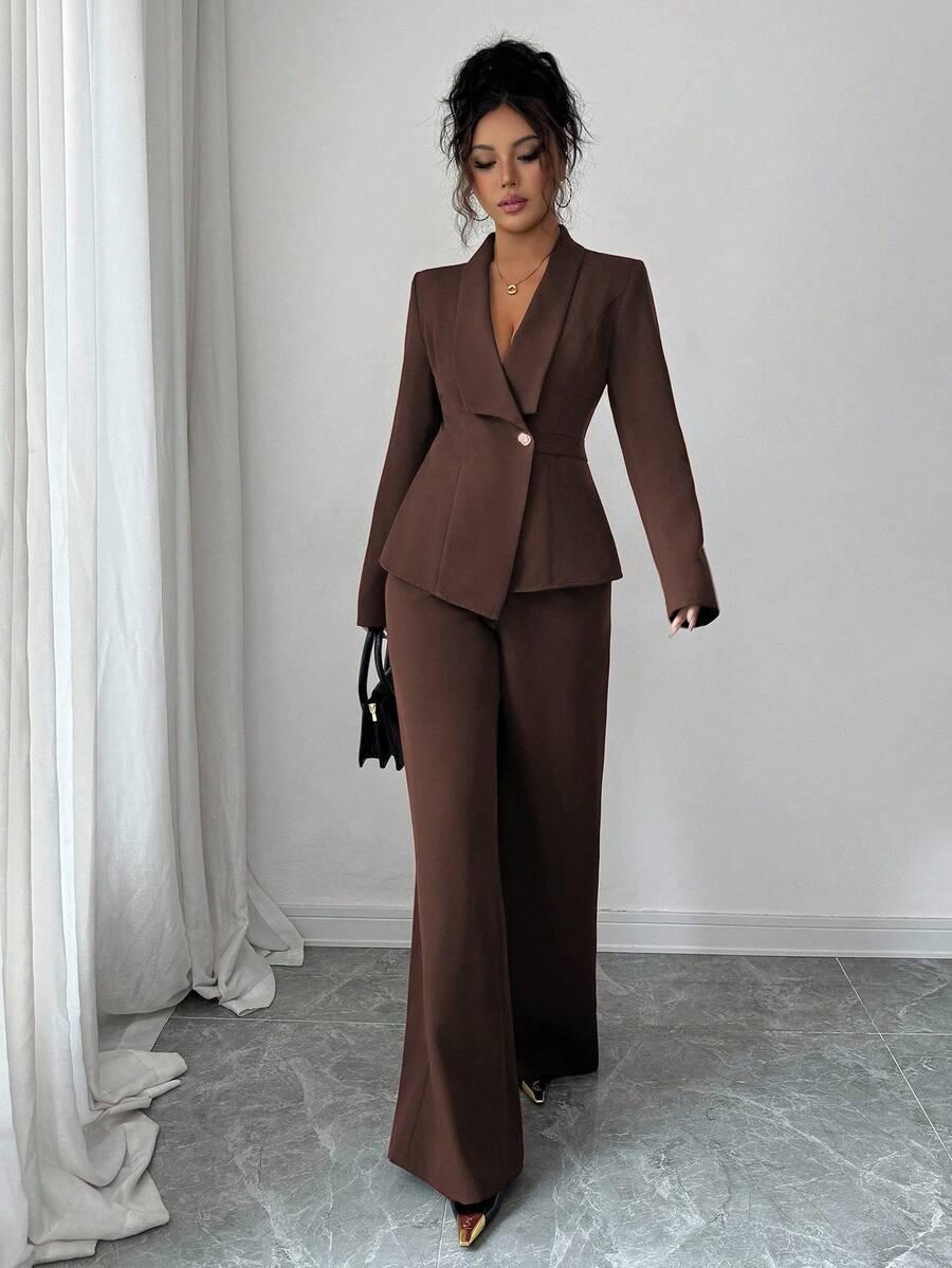 SHEIN MARYNARKA SPODNIE KOMPLET S06__M
